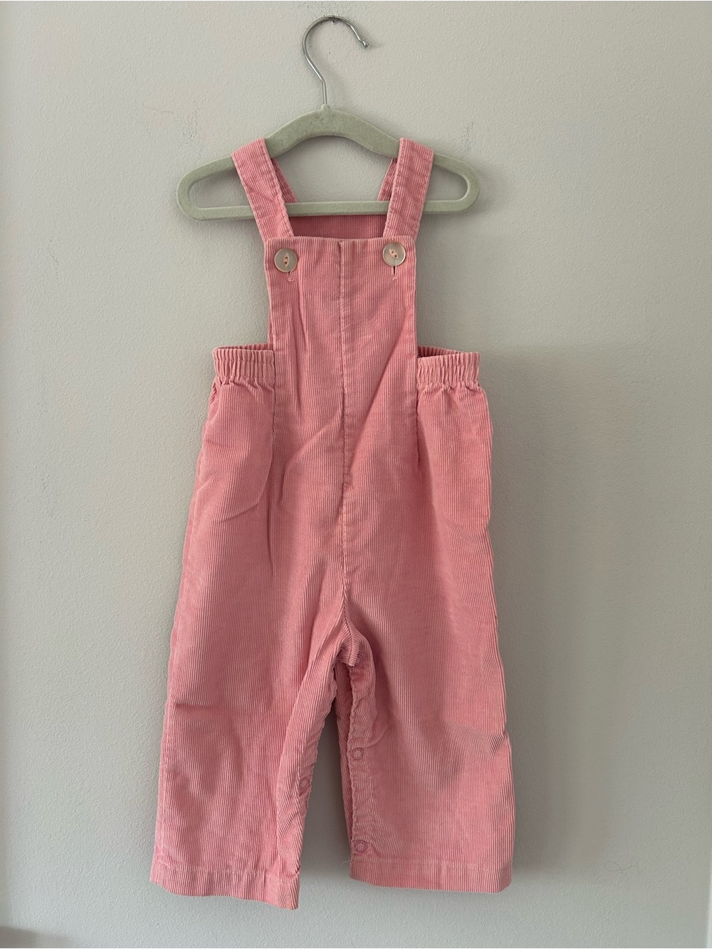 Vintage Buster Brown Green Corduroy Overalls Size 18 Months